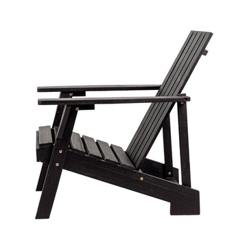 Irving Outdoor Patio Modern Acacia Wood Adirondack Chair